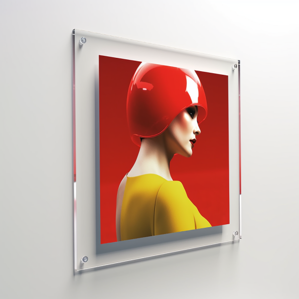 acrylic frame for wall