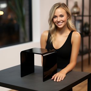 black display stand