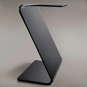 black display stand