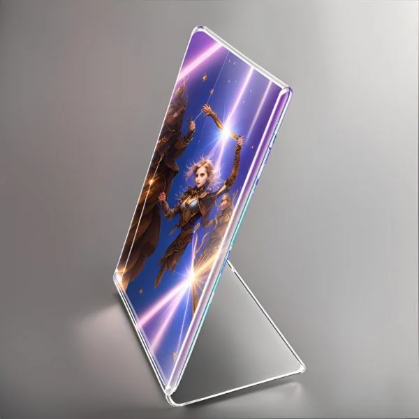clear acrylic picture frame and sign holder