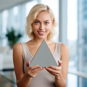 mirror shaped triangle