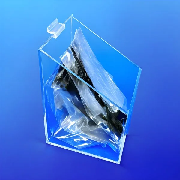 acrylic box slat wall
