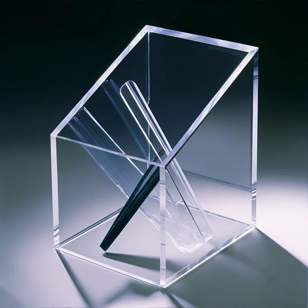 Acrylic Box Bin Slant Top - Image 3