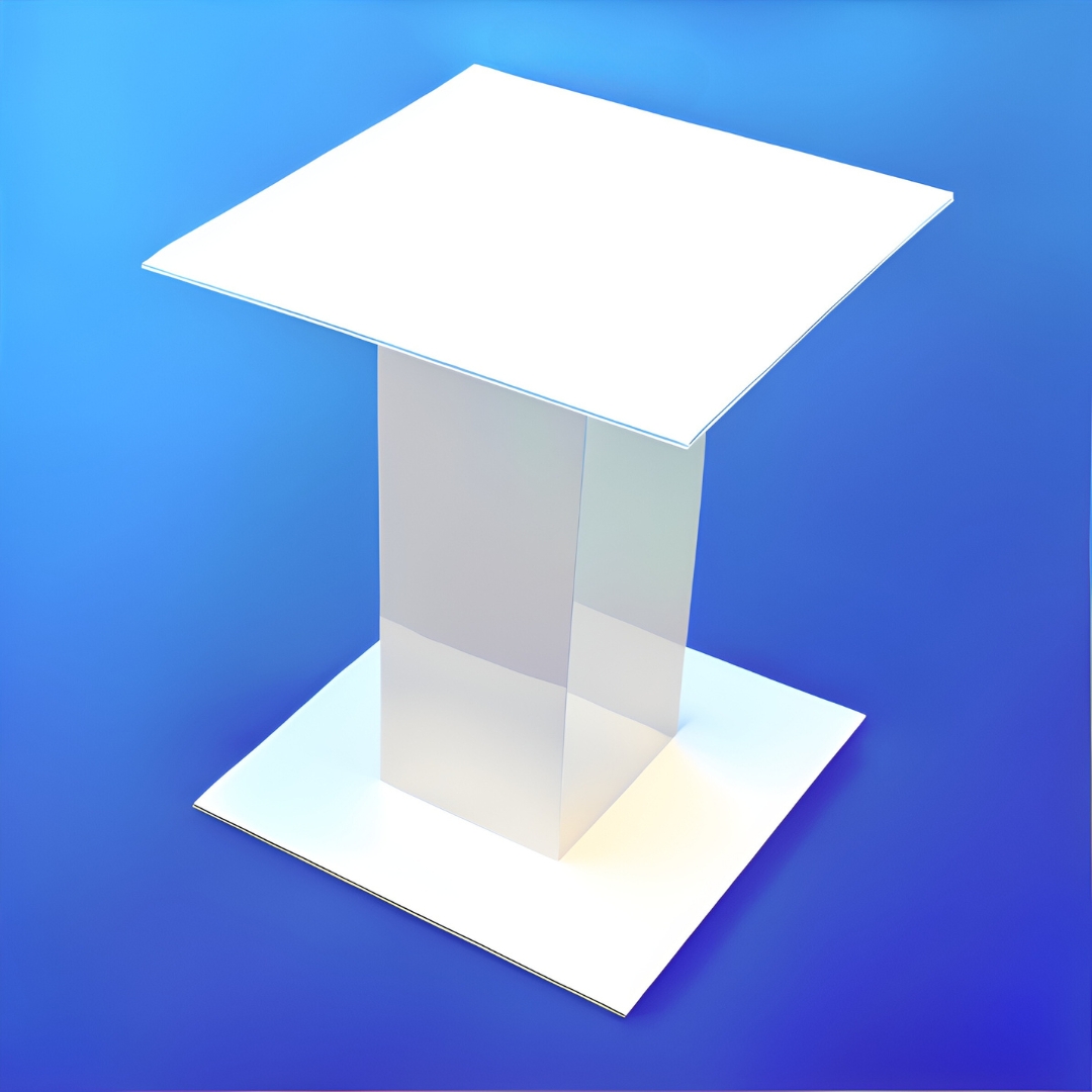 White Acrylic Pedestals Buy Bulk Displays