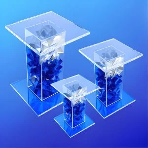 acrylic pedestals