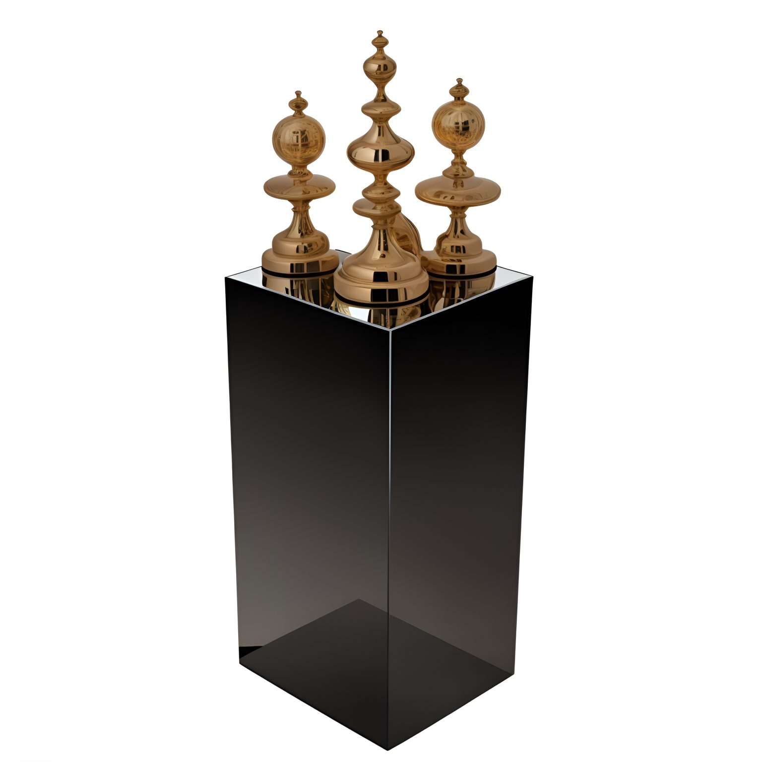 Tall Acrylic Pedestal Cube Stands Buy Bulk Displays