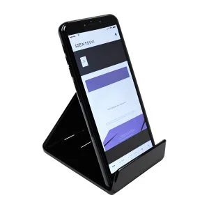 black phone stand