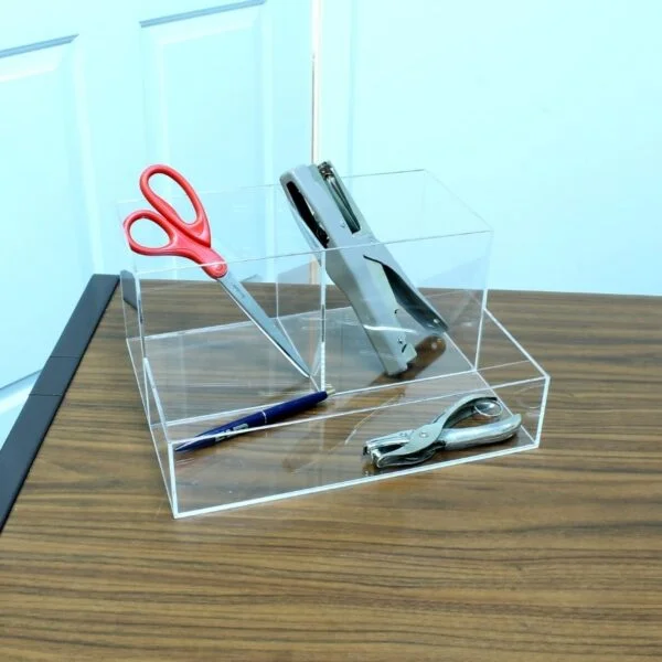 Clear Acrylic Desk Organizer