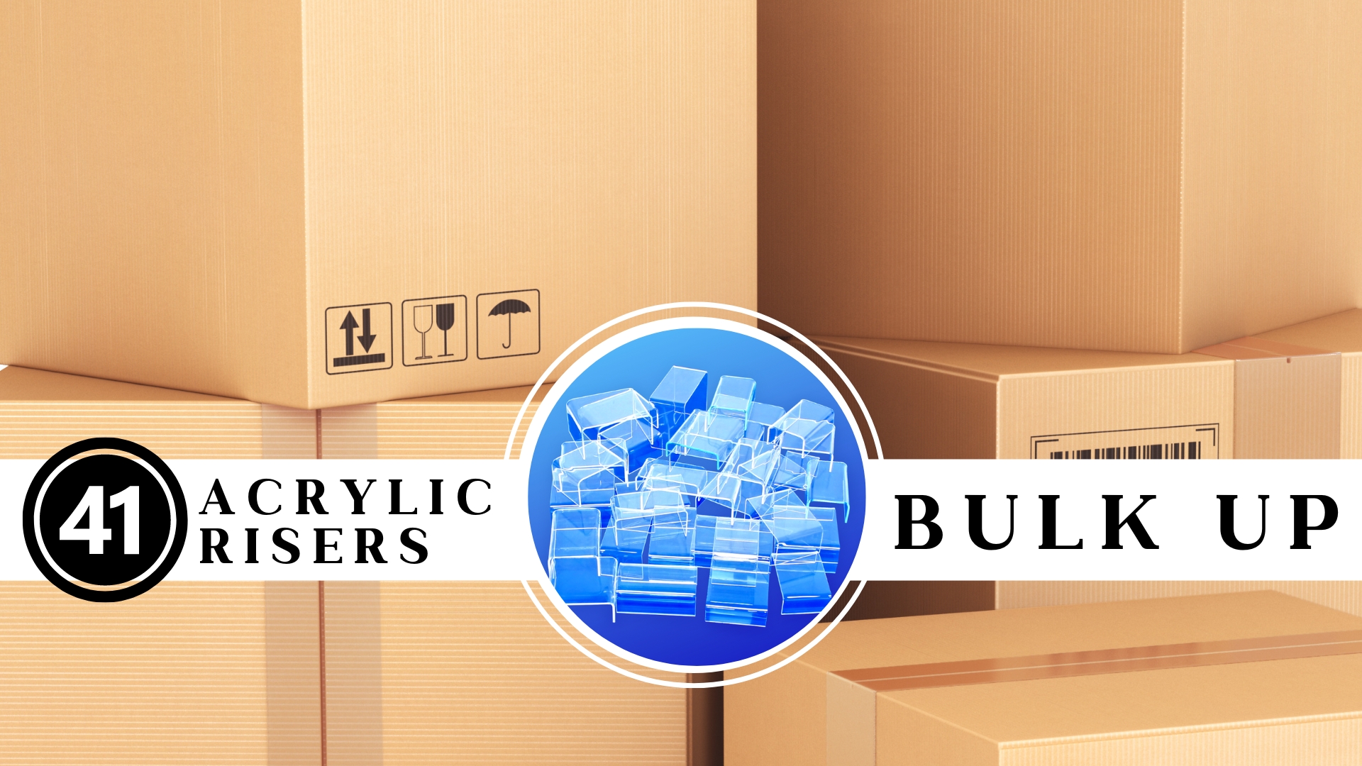 Acrylic Box Bin Slant Top – Buy Bulk Displays