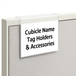 Cubicle Name Tag Holders & Accessories